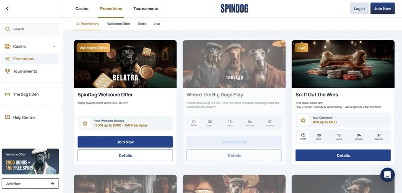 Explore spindog casino